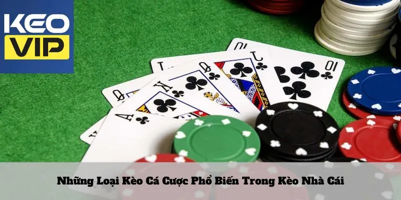 Những loại kèo cá cược phổ biến trong kèo nhà cái