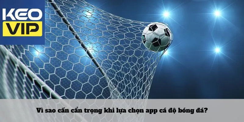 Vì sao cần cẩn trọng khi lựa chọn app cá độ bóng đá?